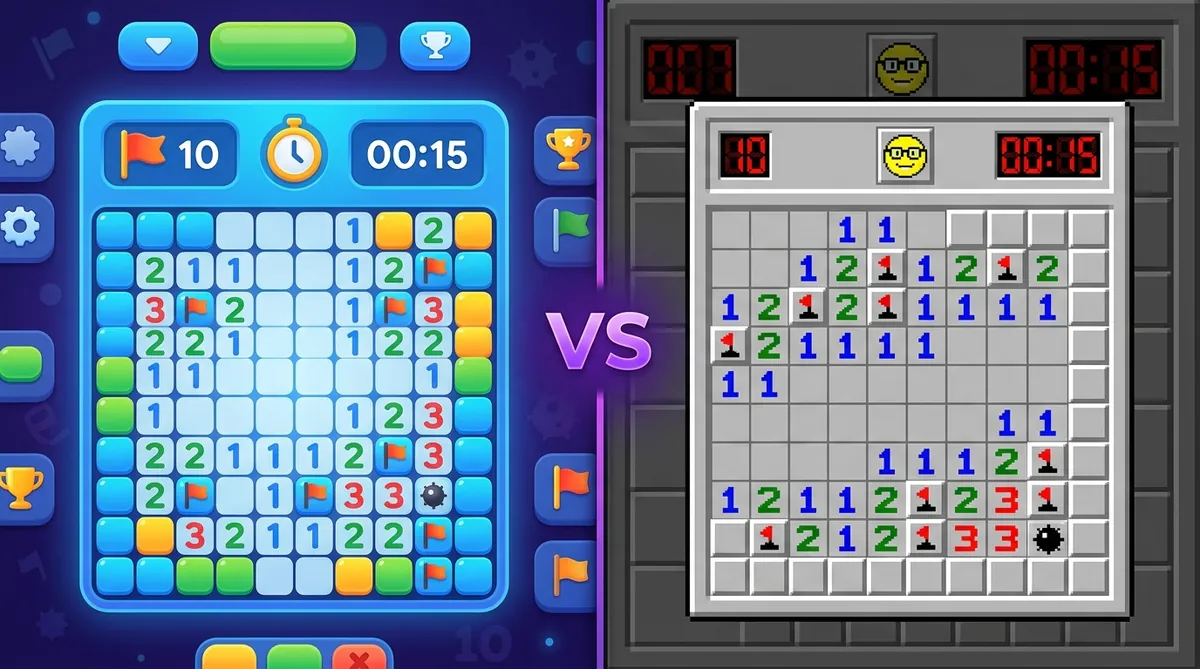 Google Minesweeper vs. Classic: Which One is Harder?