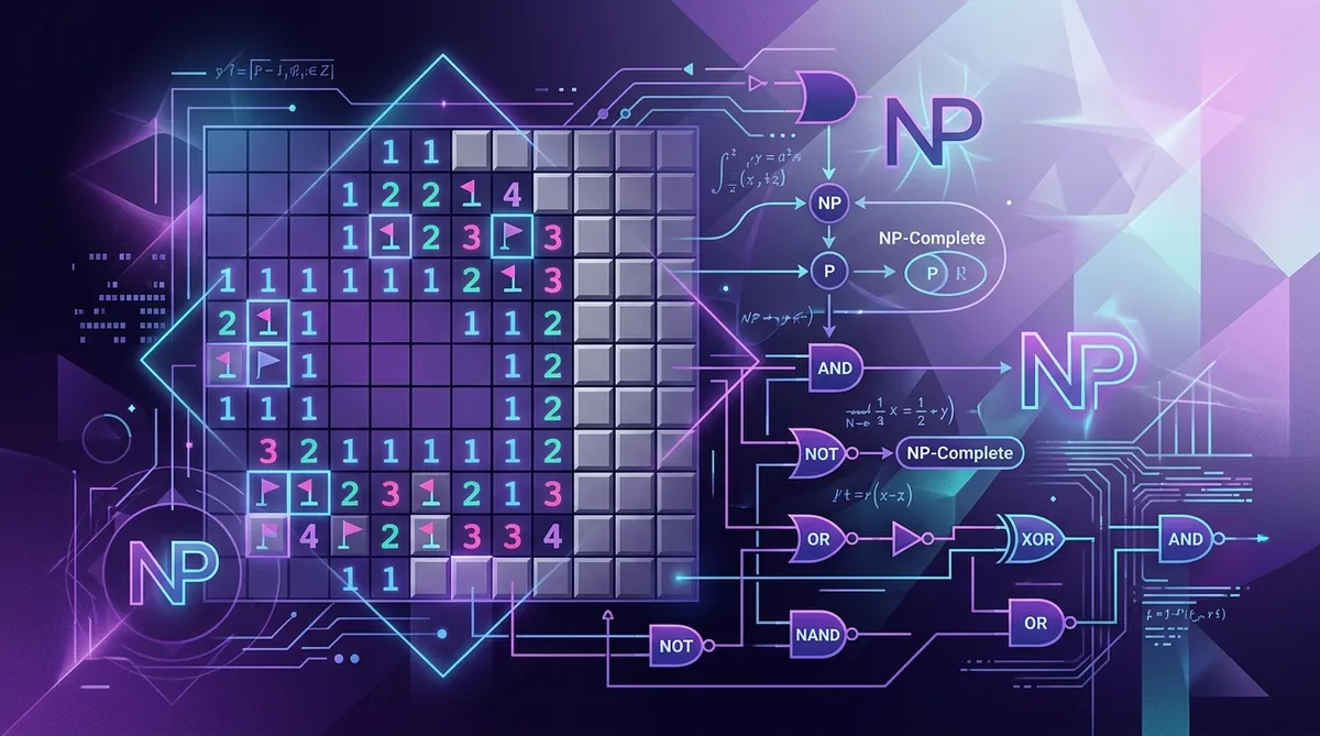 Is Minesweeper NP-Complete? The Mathematics and Logic Behind the Game
